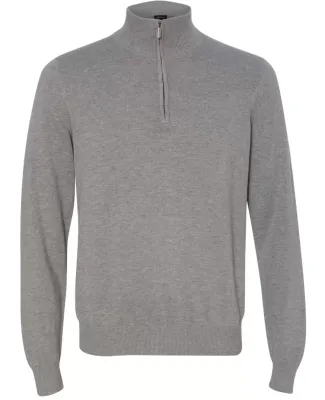 Van Heusen 13VS005 Quarter-Zip Sweater Light Grey