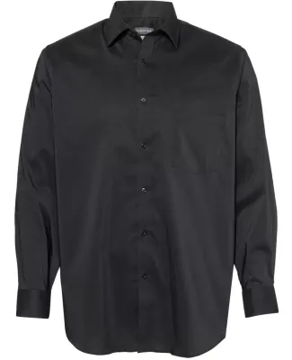 Van Heusen 13V5049 Stretch Spread Collar Shirt Deep Black