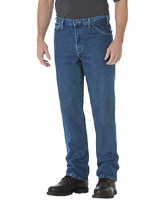 Dickies 17293 Unisex Regular Straight Fit 5-Pocket SW IND BLUE _36