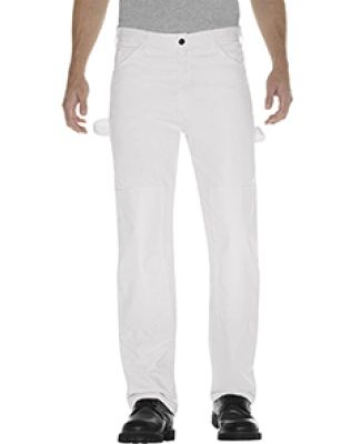 Dickies 2053 Unisex Painter's Double Knee Utility  WHITE _34