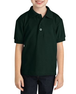 Dickies KS3552 Youth  Short-Sleeve Pique Polo HUNTER GREEN
