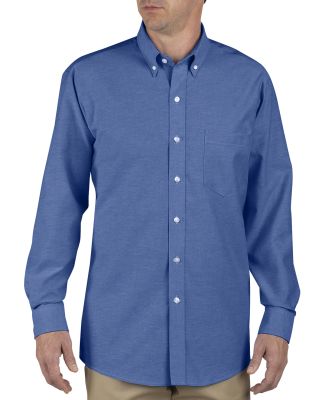Dickies SS36T Unisex Tall Button-Down Long-Sleeve  FRENCH BLUE