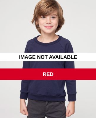 RSA5154 American Apparel Kids California Fleece Ra Red