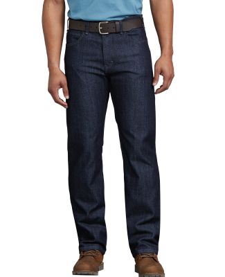 Dickies DP805 Men's FLEX Relaxed Fit Straight Leg  in Rnsd ind blue _42