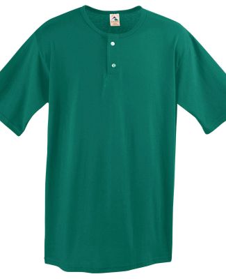 Augusta Sportswear 580 Two Button Baseball Jersey in Dark green