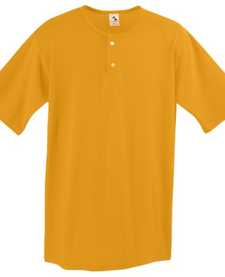 Augusta Sportswear 580 Two Button Baseball Jersey in Gold