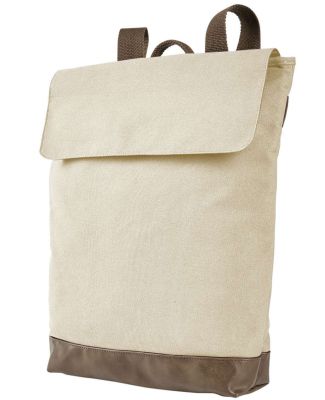 Authentic Pigment AP1922 Canvas Rucksack in Natural/ brown
