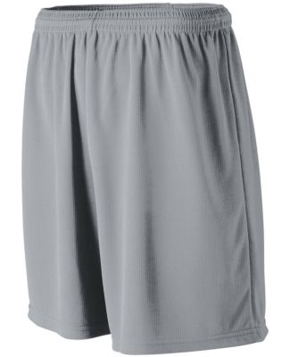 Augusta Sportswear 805 Wicking Mesh Short in Silver grey