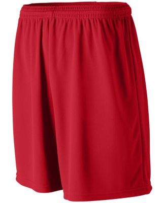 Augusta Sportswear 805 Wicking Mesh Short in Red