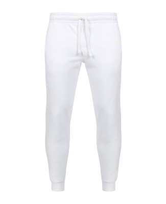 1001 Unisex Basic Jogger  in White