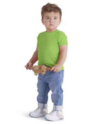 Delta Apparel 11000 Infant SS Tee in Lime