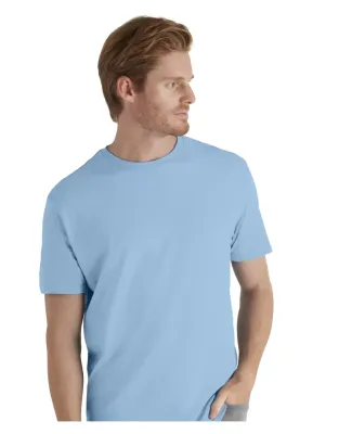 Delta Apparel 11600L   Adult S/S Tee in Sky blue
