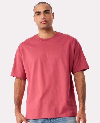 Bella + Canvas 3010 Heavyweight Street Tee in Vintage red