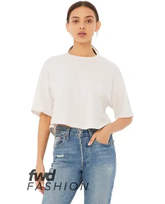Bella + Canvas 6482 Fast Fashion Women's Jersey Cr in Vintage white
