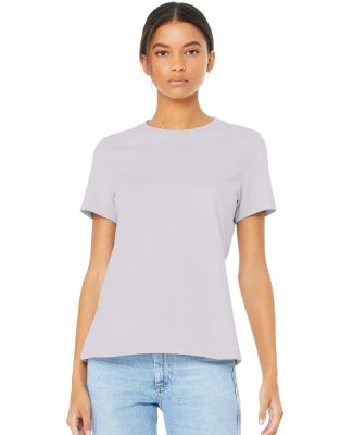 Bella + Canvas 6400 Womens Relaxed Short Cotton Je in Lavender dust
