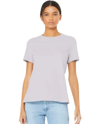 Bella + Canvas 6400 Womens Relaxed Short Cotton Je in Lavender dust