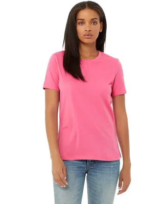 Bella + Canvas 6400 Womens Relaxed Short Cotton Je CHARITY PINK