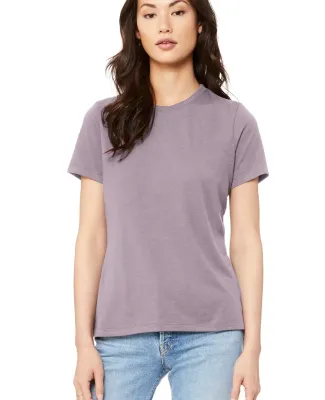 Bella + Canvas 6400 Womens Relaxed Short Cotton Je in Orchid
