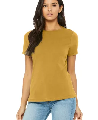 Bella + Canvas 6413 Women’s Relaxed Fit Triblend in Mustard triblend