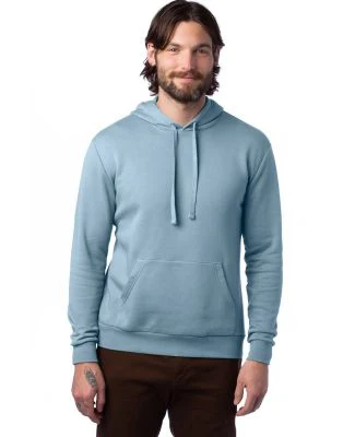 Alternative Apparel 8804PF Adult Eco Cozy Fleece H in Light blue