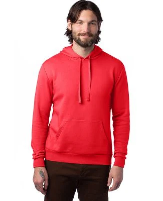 Alternative Apparel 8804PF Adult Eco Cozy Fleece H in Apple red