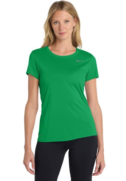 Nike CU7599  Ladies Legend  Performance Tee in Apple green