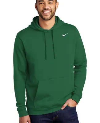 Nike CJ1611  Club Fleece Pullover Hoodie Dark Green