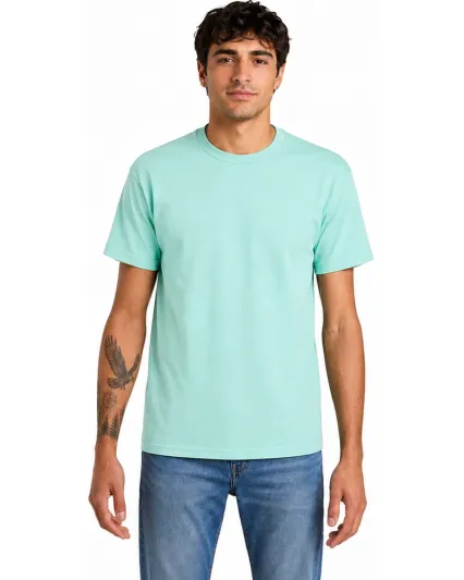 Alstyle 1301 Heavyweight Plain T Shirt by American in Celadon