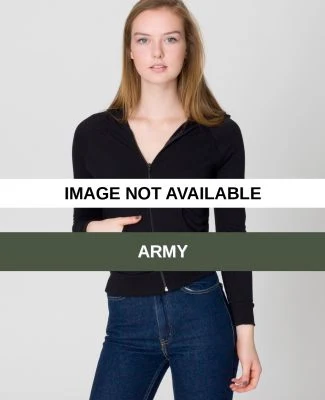 5399 American Apparel California Zip-Front Fleece  Army