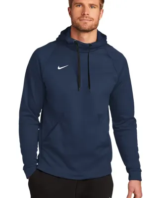 Nike CN9473  Therma-FIT Pullover Fleece Hoodie Tm Navy
