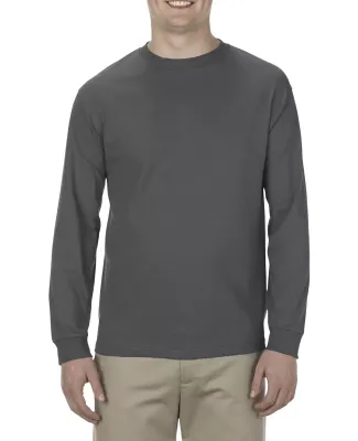 Alstyle 1304 Adult Long Sleeve T Shirt by American Heather Charcoal