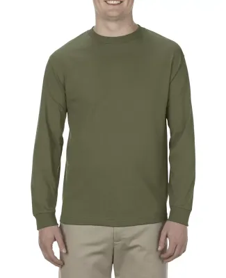 Alstyle 1304 Adult Long Sleeve T Shirt by American Military Green