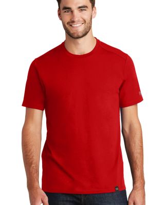 New Era NEA100     Heritage Blend Crew Tee Scarlet