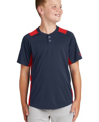 New Era YNEA221     Youth Diamond Era 2-Button Jer True Navy/Scar
