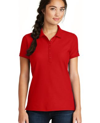 New Era LNEA300     Ladies Venue Home Plate Polo Scarlet