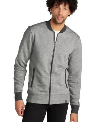 New Era NEA503     French Terry Baseball Full-Zip in Lt grph tw/gph