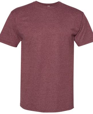 Alstyle 1701 Adult T Shirt by American Apparel in Heather burgundy