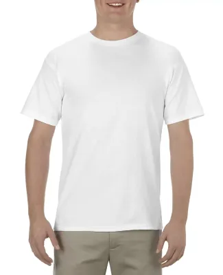Alstyle 1701 Adult T Shirt by American Apparel White