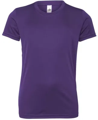 Alo Sport Y1009 Youth Performance T-Shirt Sport Purple