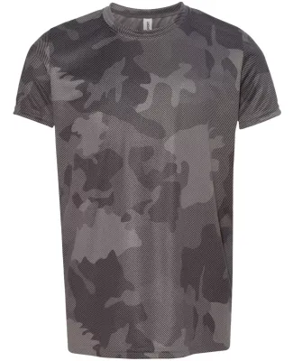Alo Sport Y1009 Youth Performance T-Shirt Sport Graphite Laser Camo
