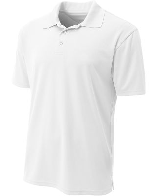 A4 Apparel  Men's Performance Pique Polo White