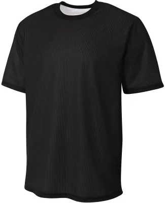 A4 Apparel  Men's Match Reversible Jersey BLACK/ WHITE
