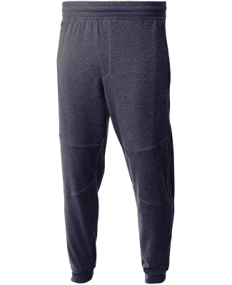 A4 N6012 - Agility Fleece Jogger NAVY HEATHER