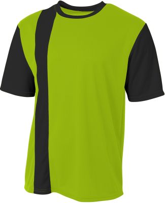 A4 N3016 - Legend Soccer Jersey in Lime/ black