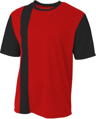 A4 N3016 - Legend Soccer Jersey in Scarlet/ black