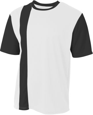 A4 N3016 - Legend Soccer Jersey in White/ black