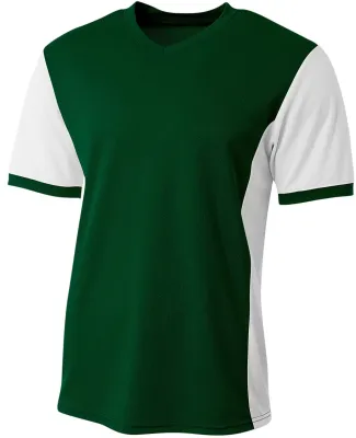 A4 N3017 - Premier Soccer Jersey FOREST/ WHITE