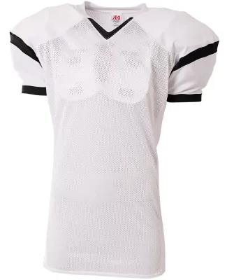 A4 N4265 - The Rollout Football Jersey White/Black