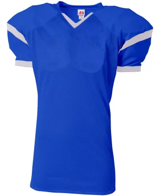 A4 N4265 - The Rollout Football Jersey Royal/White