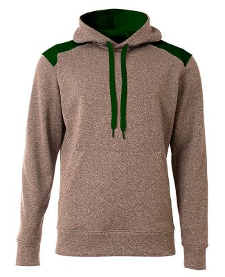 A4 NB4093 - Tourney Youth Fleece Hoodie Heather/Forest